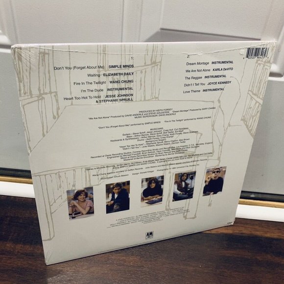 The Breakfast Club Soundtrack LP ~ Exclusive Colored Vinyl (White) ~ New/Sealed! - Picture 2 of 2